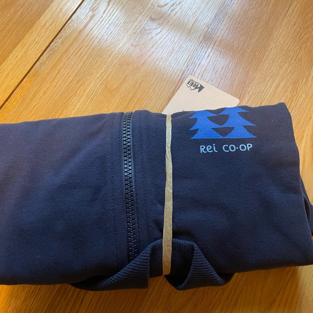 NWT REI Ridgerider Hoodie for Boys Green or Blue - Picture 11 of 11